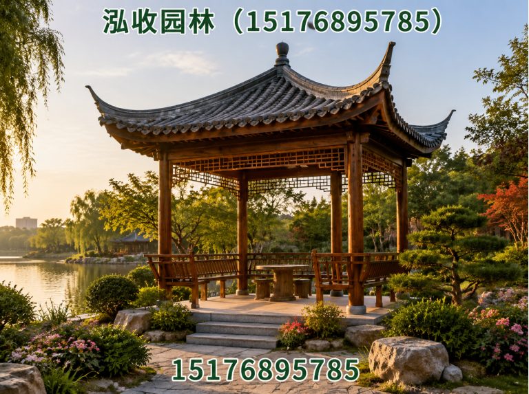 威海塑木地板展示图